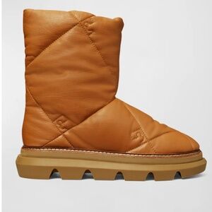 Tory Burch sleeping bag boots toasted acorn